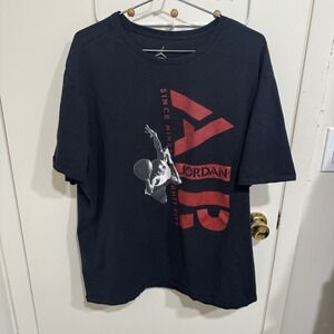 Michael Jordan Air Jordan Flight Shirt NBA Chicago Bulls Since 1985 Men Size 3XL